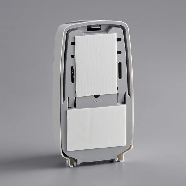 Noble Chemical Novo Pro Series White Touch-Free Automatic Foam Hand Soap / Sanitizer Dispenser 1,000 ML 5 Noble Chemical Novo Pro Series White Touch-Free Automatic Foam Hand Soap / Sanitizer Dispenser 1,000 ML - Image 3