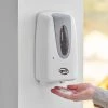 Noble Chemical Novo Pro Series White Touch-Free Automatic Foam Hand Soap / Sanitizer Dispenser 1,000 ML -Rubbermaid shop 2261452