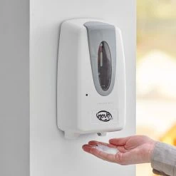 Noble Chemical Novo Pro Series White Touch-Free Automatic Foam Hand Soap / Sanitizer Dispenser 1,000 ML
