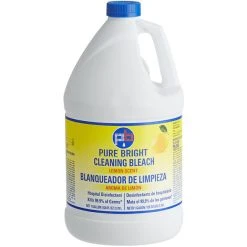 Pure Bright® Pure Bright 1 Gallon / 128 Oz. Lemon Scented Bleach - 6/Case