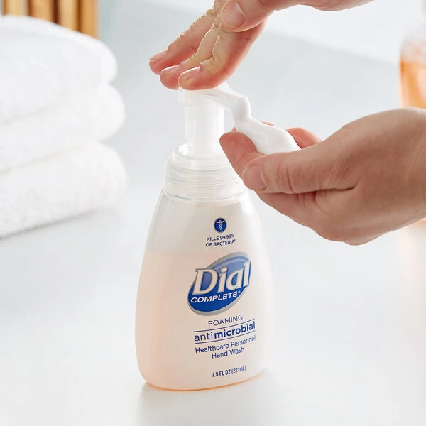 Dial® Dial DIA81075 Complete 7.5 Oz. Antibacterial Healthcare Personnel Hypoallergenic Foaming Hand Wash 3 Dial® Dial DIA81075 Complete 7.5 Oz. Antibacterial Healthcare Personnel Hypoallergenic Foaming Hand Wash