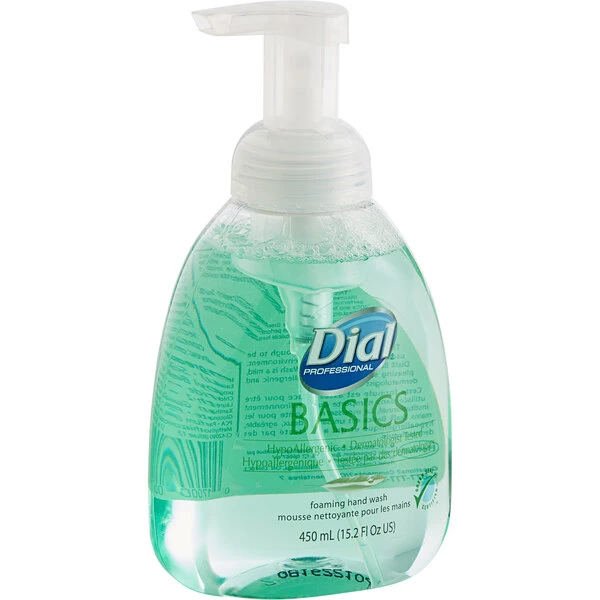 Dial® Dial DIA98609 Professional Basics 15.2 Oz Hypoallergenic Foaming Hand Wash 4 Dial® Dial DIA98609 Professional Basics 15.2 Oz Hypoallergenic Foaming Hand Wash - Image 2
