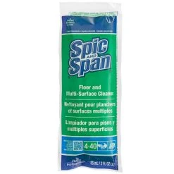 Spic And Span 02011 Floor And Multi-Surface Cleaner Concentrate Liquid Packet 3 Oz. - 45/Case
