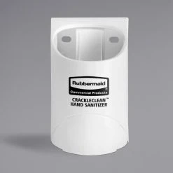 Rubbermaid CrackleClean 2158425 7.1 Oz. White Sanitizer Dispenser