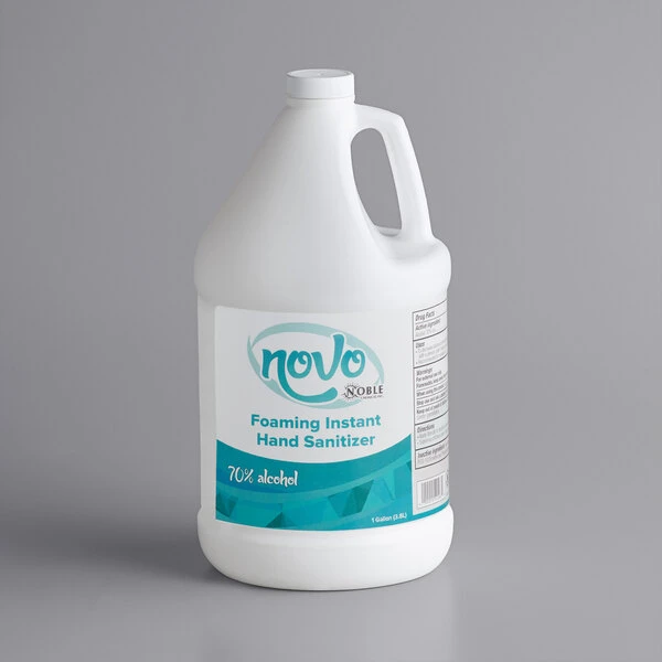 Novo By Noble Chemical Noble Chemical Novo 1 Gallon / 128 Oz. Foaming Alcohol Based Instant Hand Sanitizer 4 Novo By Noble Chemical Noble Chemical Novo 1 Gallon / 128 Oz. Foaming Alcohol Based Instant Hand Sanitizer - Image 2
