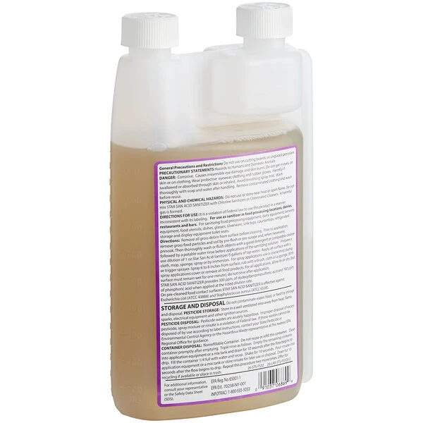 Five Star Chemicals 26-STS-FS32-10 Star San High-Foaming Brewery Sanitizer 32 Oz. - 10/Case 4 Five Star Chemicals 26-STS-FS32-10 Star San High-Foaming Brewery Sanitizer 32 Oz. - 10/Case - Image 2