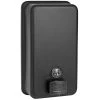 American Specialties, Inc. 10-0347-41 Matte Black Surface-Mounted Vertical Liquid Soap Dispenser