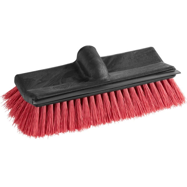 Lavex Janitorial 10" Bi-Level Floor Scrub Brush With Squeegee 4 Lavex Janitorial 10" Bi-Level Floor Scrub Brush With Squeegee - Image 2