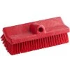 Carlisle 4042305 Sparta Spectrum 10" Hi-Lo Red Floor Scrub Brush -Rubbermaid shop 2454486