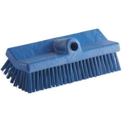Carlisle 40423EC14 Sparta Spectrum 10" Hi-Lo Blue Floor Scrub Brush