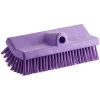 Carlisle 40423EC68 Sparta Spectrum 10" Hi-Lo Purple Floor Scrub Brush