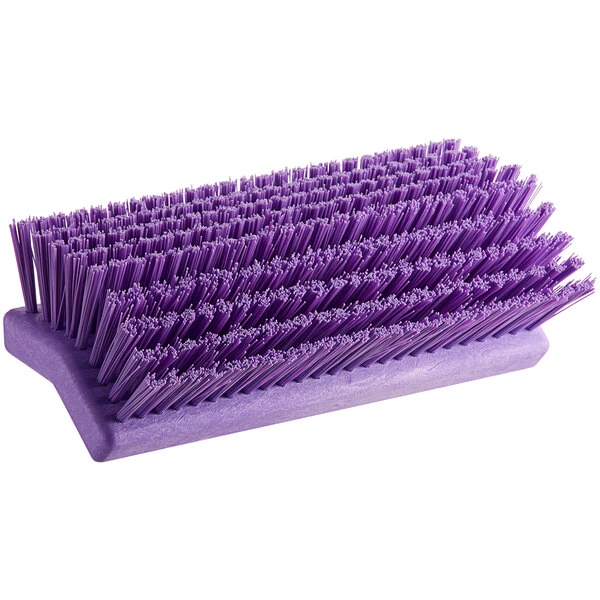 Carlisle 40423EC68 Sparta Spectrum 10" Hi-Lo Purple Floor Scrub Brush 4 Carlisle 40423EC68 Sparta Spectrum 10" Hi-Lo Purple Floor Scrub Brush - Image 2