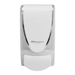 SC Johnson Professional QuickView TPW1LDS 1 Liter Transparent White And Chrome Soap Manual Dispenser