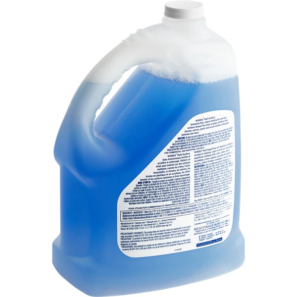 SC Johnson Windex® 697262 1 Gallon Non-Ammoniated Glass Cleaner - 4/Case 4 SC Johnson Windex® 697262 1 Gallon Non-Ammoniated Glass Cleaner - 4/Case - Image 2