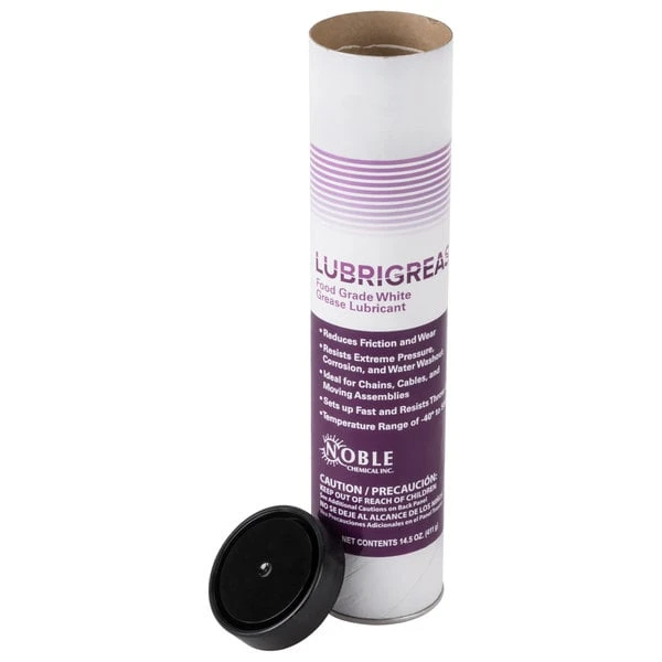 Noble Chemical 14.5 Oz. LubriGrease Food Grade White Grease Cartridge 4 Noble Chemical 14.5 Oz. LubriGrease Food Grade White Grease Cartridge - Image 2