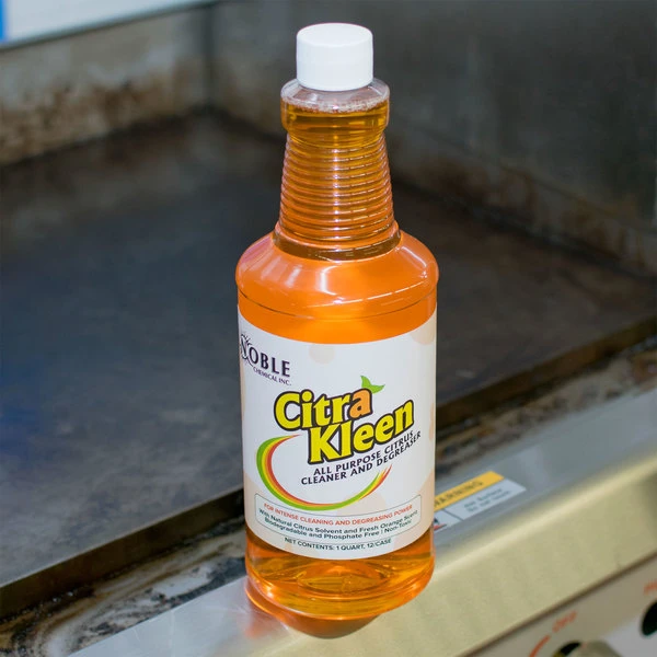 Noble Chemical CitraKleen 1 Qt. (32 Oz.) All Purpose Citrus Cleaner & Degreaser - 12/Case 3 Noble Chemical CitraKleen 1 Qt. (32 Oz.) All Purpose Citrus Cleaner & Degreaser - 12/Case