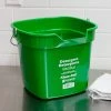 San Jamar KP320GN 10 Qt. Green Cleaning Kleen-Pail -Rubbermaid shop 548003