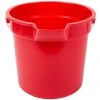 Continental 8114RD Huskee 14 Qt. Red Round Utility Bucket -Rubbermaid shop 554238