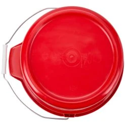 Continental 8114RD Huskee 14 Qt. Red Round Utility Bucket -Rubbermaid shop 554239