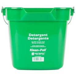 San Jamar KP320GN 10 Qt. Green Cleaning Kleen-Pail -Rubbermaid shop 554355