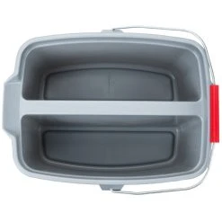 Rubbermaid FG262888GRAY 19 Qt. Divided Gray Bucket -Rubbermaid shop 555014