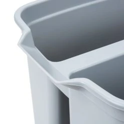 Rubbermaid FG262888GRAY 19 Qt. Divided Gray Bucket -Rubbermaid shop 555016