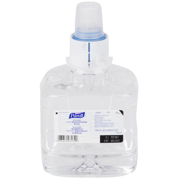 Purell® 1905-02 LTX Advanced 1200 ML Foaming Instant Hand Sanitizer 3 Purell® 1905-02 LTX Advanced 1200 ML Foaming Instant Hand Sanitizer