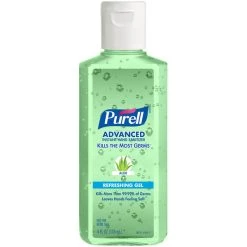 Purell® 9631-24 Advanced With Aloe 4 Oz. Gel Instant Hand Sanitizer - 24/Case