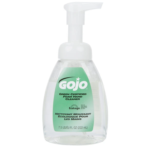 GOJO® 5715-06 Green Certified 7.5 Oz. Fragrance Free Foaming Hand Soap With Pump - 6/Case 4 GOJO® 5715-06 Green Certified 7.5 Oz. Fragrance Free Foaming Hand Soap With Pump - 6/Case - Image 2