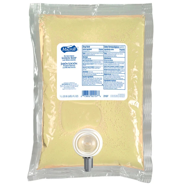 Micrell® 2157-08 NXT 1000 ML Floral Antibacterial Lotion Soap With PCMX - 8/Case 3 Micrell® 2157-08 NXT 1000 ML Floral Antibacterial Lotion Soap With PCMX - 8/Case