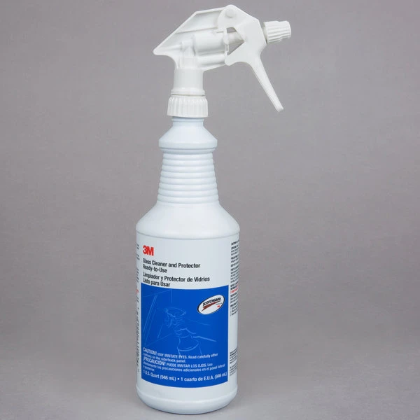 3M 85788 1 Qt. / 32 Oz. Glass Cleaner And Protector With Trigger Sprayer - 12/Case 4 3M 85788 1 Qt. / 32 Oz. Glass Cleaner And Protector With Trigger Sprayer - 12/Case - Image 2