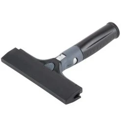 Unger® Unger ENH15 ErgoTec Ninja 6" Black 2-in-1 Glass Scraper With Blade, Safety Cap, And Holster -Rubbermaid shop 834670