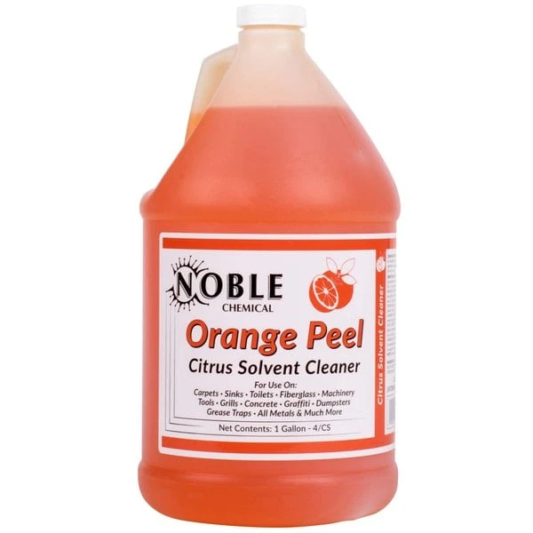 Noble Chemical 1 Gallon / 128 Oz. Orange Peel Citrus Solvent Cleaner 4 Noble Chemical 1 Gallon / 128 Oz. Orange Peel Citrus Solvent Cleaner - Image 2