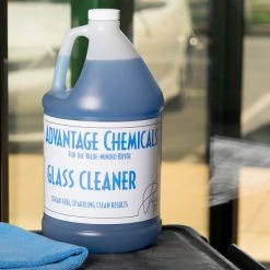 Advantage Chemicals 1 Gallon / 128 Oz. Glass Cleaner - 4/Case 7 Advantage Chemicals 1 Gallon / 128 Oz. Glass Cleaner - 4/Case -Rubbermaid shop 880044